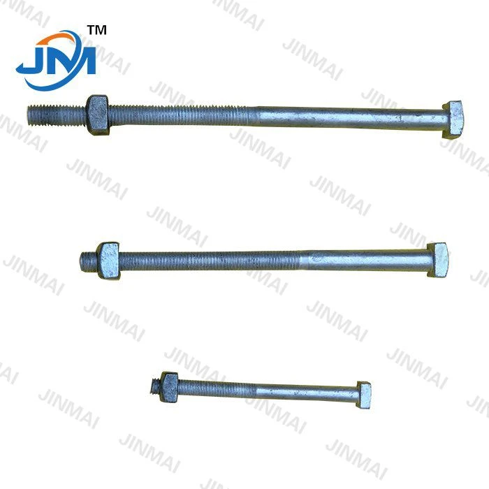 Hot Dip Galvanized Square Head Bolts