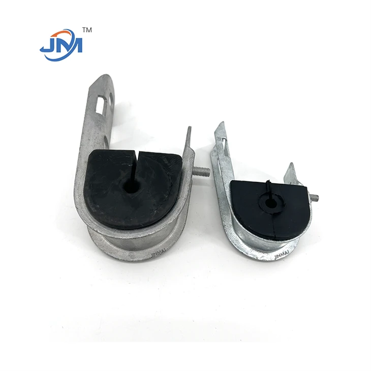 Hot-DIP Galvanized J Hook Suspension Clamp/ ADSS Cable Suspension Clamp For Pole Clamp