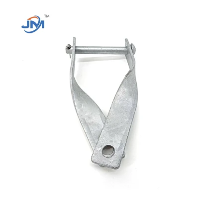 Hot Dip Galvanized Steel Twisted Strap Clevis For Over Head Line Accessories