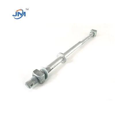 Hot Dip Galvanizing Single And Double Upset Spool Bolt